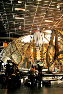 The Tardis set at Upper Boat Studios, from BBC News website (2006)