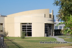 Downey Studios admin block entrance. The rotunda entrance was built onto the existing Building 1 Kaufmann Wing. (September 2010) Downey Studios admin block entrance. The rotunda entrance was built onto the existing Building 1 Kaufmann Wing. (September 2010)