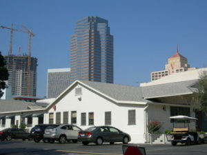 Old and New - Building 41 and Fox Plaza in the background (September 2008) - Click to enlarge Old and New - Building 41 and Fox Plaza in the background (September 2008)