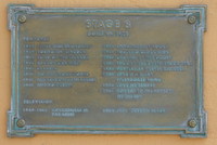 Plaque outside Stage 3 (September 2008) - Click to enlarge Plaque outside Stage 3 (September 2008)