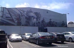 Mural on the side of Stage 09 (September 2010)