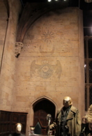 14 - Murals on the Great Hall walls that are barely visible in the films (c) theStudioTour.com April 2012 - click to enlarge A Selection from Warner Bros Studio Tour - April 2012 - 14 - Murals on the Great Hall walls that are barely visible in the films (c) theStudioTour.com April 2012