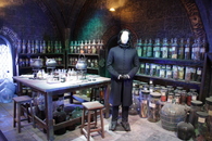 18 - Snape in the Defence of the Dark Arts classroom (c) theStudioTour.com April 2012 - click to enlarge A Selection from Warner Bros Studio Tour - April 2012 - 18 - Snape in the Defence of the Dark Arts classroom (c) theStudioTour.com April 2012