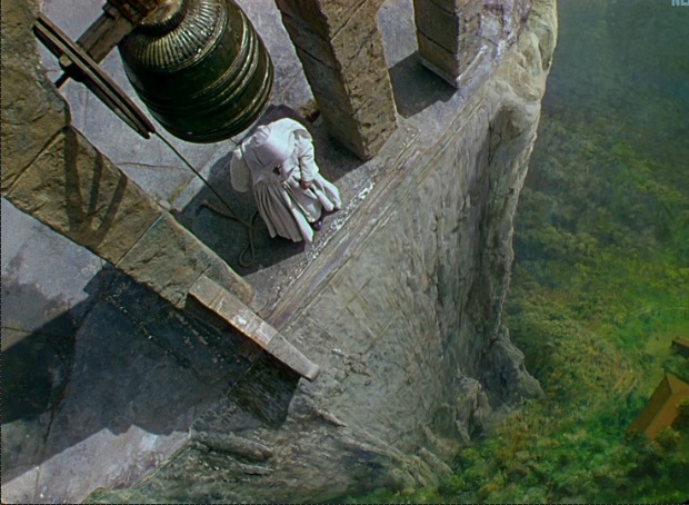 Black Narcissus matte shot