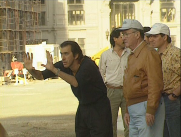 kenny ortega newsies. Newsies Stills - 4 - Director Kenny Ortega lining up a shot on New York 
