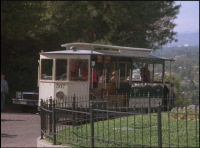 The A Team - Steel - Stills - 10 - Tour trolleybus on the Upper Lot outside Womphoppers during The A Team Steel episode (still from DVD)