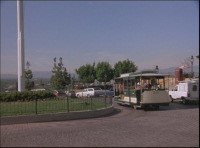 The A Team - Steel - Stills - 9 - Tour trolleybus on the Upper Lot outside Womphoppers during The A Team Steel episode (still from DVD)