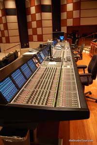 Sound Mixing Desk at Universal Studios Hollywood (2010)