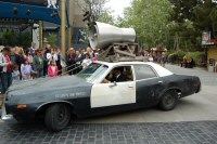 The Bluesmobile arrives on the scene, April 2007 - Click to enlarge The Bluesmobile arrives on the scene, April 2007