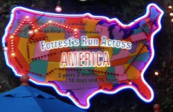 Forrests Run Across America sign, September 2006 Forrests Run Across America sign, September 2006