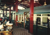 Interior of the Victoria Station, as seen in 1990 (photo by Russ Glasson)