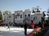 2009 Grinchmas ice rink in the former Wild West Show arena (now Universal Plaza) 2009 Grinchmas ice rink in the former Wild West Show arena (now Universal Plaza)