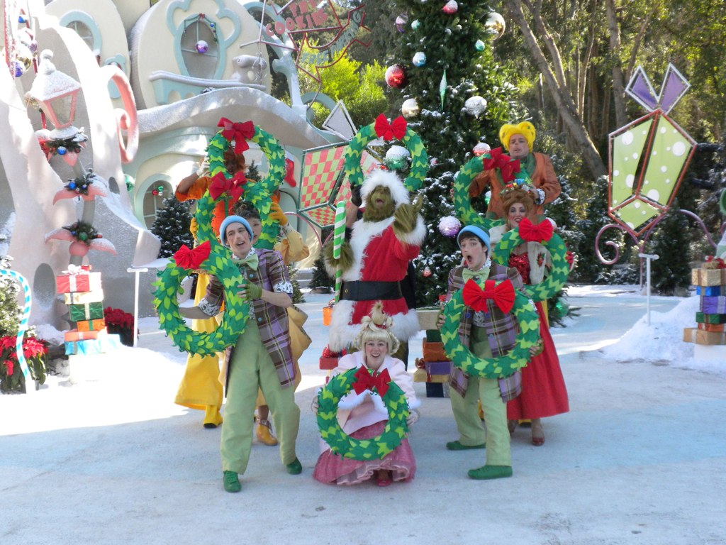 the Universal Studios Hollywood Grinchmas