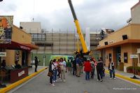 Transformers ride under construction (April 2010) - Click to enlarge Transformers ride under construction (April 2010)