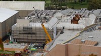 Transformers ride under construction (April 2010) - Click to enlarge Transformers ride under construction (April 2010)