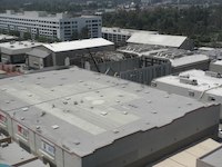 Transformers ride under construction (September 2010) - Click to enlarge Transformers ride under construction (September 2010)