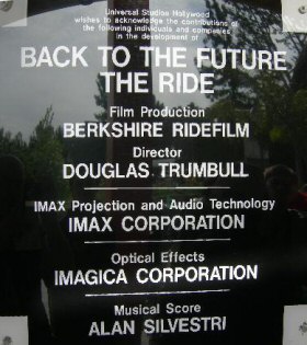Plaque at exit