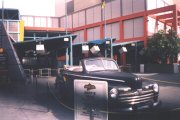 Biff's Car on display outside the Institute (1997, photo by Phillip Donnelly)