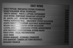 East Wing signage
