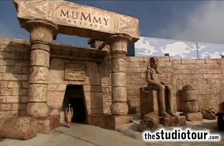 The Mummy Returns - Chamber of Doom - exterior as seen on the Mummy Returns DVD The Mummy Returns - Chamber of Doom - exterior as seen on the Mummy Returns DVD