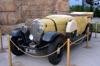 The car featured in the Mummy movies, seen in March 2003 outside The Mummy Returns. This car can now be seen as part of the Transportation Department display on the Studio Tour. Photo by Doug Bull The car featured in the Mummy movies, seen in March 2003 outside The Mummy Returns. This car can now be seen as part of the Transportation Department display on the Studio Tour. Photo by Doug Bull