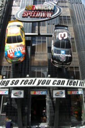 Exterior of the NASCAR racing building, April 2007