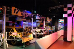 NASCAR cars ready for action, April 2007