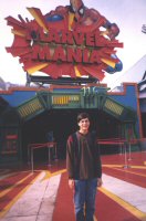 Phillip outside Marvel Mania (photo by Phillip Donnelly, 1998)
