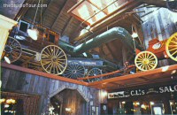 Upper view of entry area - Womphoppers (postcard, 1981)