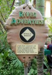 River Adventure signage - April 2007