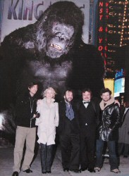 December 5, 2005: World Premiere in New York City. Adrian Brody, Naomi Watts, Peter Jackson, Jack Black & Andy Serkis