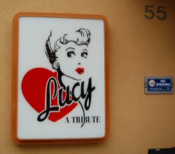 Lucy: A Tribute sign (April 2007)