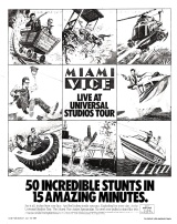 1987 Newspaper advert for Miami Vice