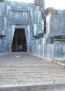 Van Helsing entrance being repaved, December 2006. Will the new Monsters attraction be significantly different?