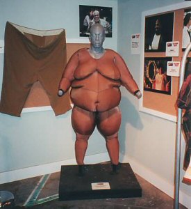 Sherman Klump fatsuit, as worn by Eddie Murphy in Nutty Professor II (Photo by Grant Vergottini, 2000)