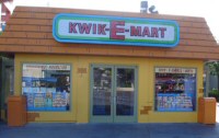 Kwik-E-Mart on opening day (photo by cb)