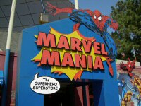 Marvel Mania sign, September 2006