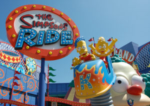 The Simpsons Ride artwork