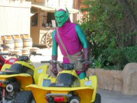 Marvel Comics characters parading around the park, September 2006