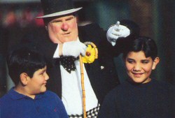 W.C.Fields entertains (from Universal Studios Guide, 1993)