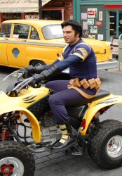 Wolverine on his quad bike, April 2007