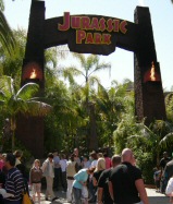 The Jurassic Park gates (April 2006) Click to enlarge The Jurassic Park gates (April 2006)