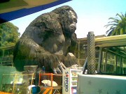 King Kong as seen on 25 April 2007 next to the Fast & Furious Japanese props by the Bora Gora 'Monkey Bar' building on the backlot King Kong as seen on 25 April 2007 next to the Fast & Furious Japanese props by the Bora Gora 'Monkey Bar' building on the backlot