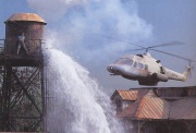 Water tower explosion (from 'Universal Studios Hollywood Guide', 1991) - Click to enlarge Water tower explosion (from 'Universal Studios Hollywood Guide', 1991)