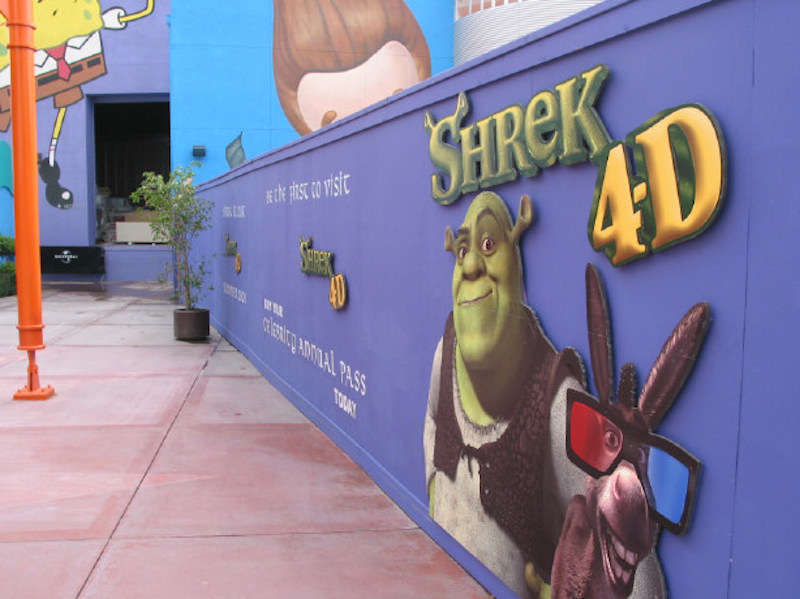 shrek 4d ride closing