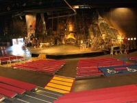 Spiderman Rocks! arena and stage in 2004 (Photo © Universal Studios Hollywood)