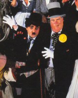 Charlie Chaplain and W.C. Fields (from Universal Studios Guide, 1993) - Click to enlarge Charlie Chaplain and W.C. Fields (from Universal Studios Guide, 1993