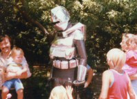 A Cylon in 1978 - Photo courtesy John Crystal - Click to enlarge A Cylon in 1978 - Photo courtesy John Crystal