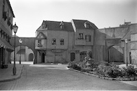 15 - Newly rebuilt Court of Miracles, April 1968 (photo by Nick DeWolf) - click to enlarge 15 - Newly rebuilt Court of Miracles, April 1968 (photo by Nick DeWolf)