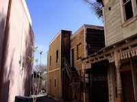 The reverse side of the Denver Street sets (March 2008) courtesy Dickens Archive - click to enlarge Denver Street - Double-sided sets - 38 - The reverse side of the Denver Street sets (March 2008) courtesy Dickens Archive